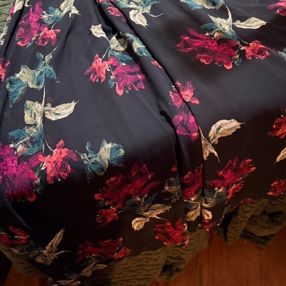 NWT Gianni Bini Long Dress w Velvet Boustier Design Size Small - Picture 5 of 5